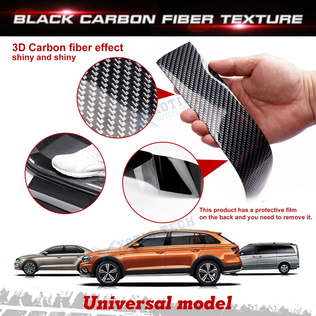3M Door Protector Sill Scuff Cover for Car (5D Carbon Fiber) 2010-2020