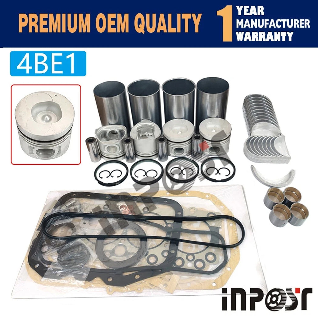 4BE1 Overhaul Rebuild Kit for Isuzu NKR NPR ELF35