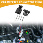 2 Pin Car Tweeter Connector Plug for Audi (No. 3B0972702/3B0972712)