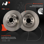 Rear Disc Brake Rotors & Ceramic Pads for BMW 535i (2011–2013)