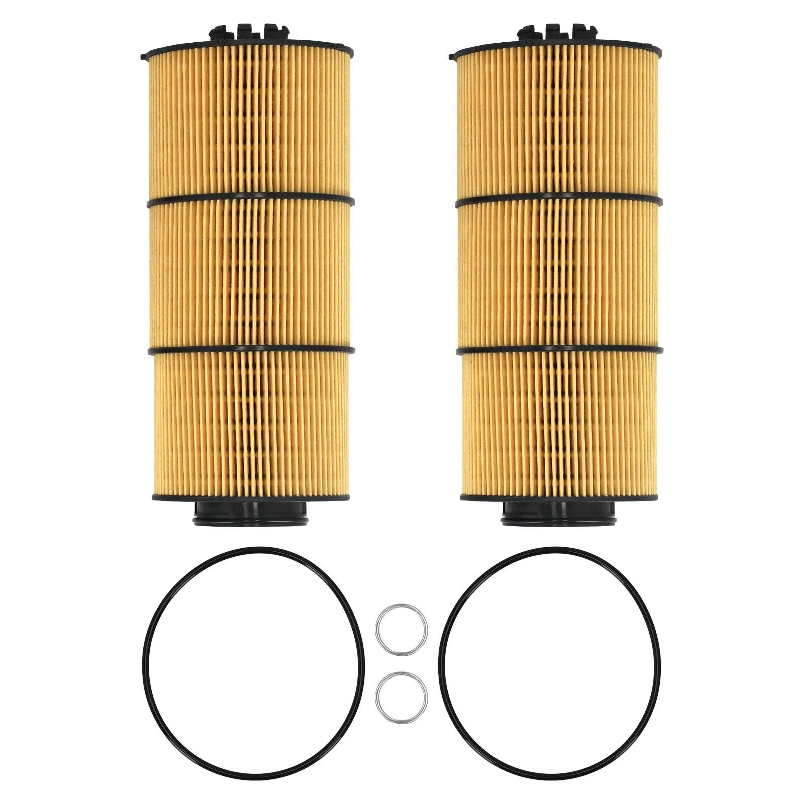 2X Oil Filter for Freightliner 122SD (2020–2022) A4711800009 A4711800209
