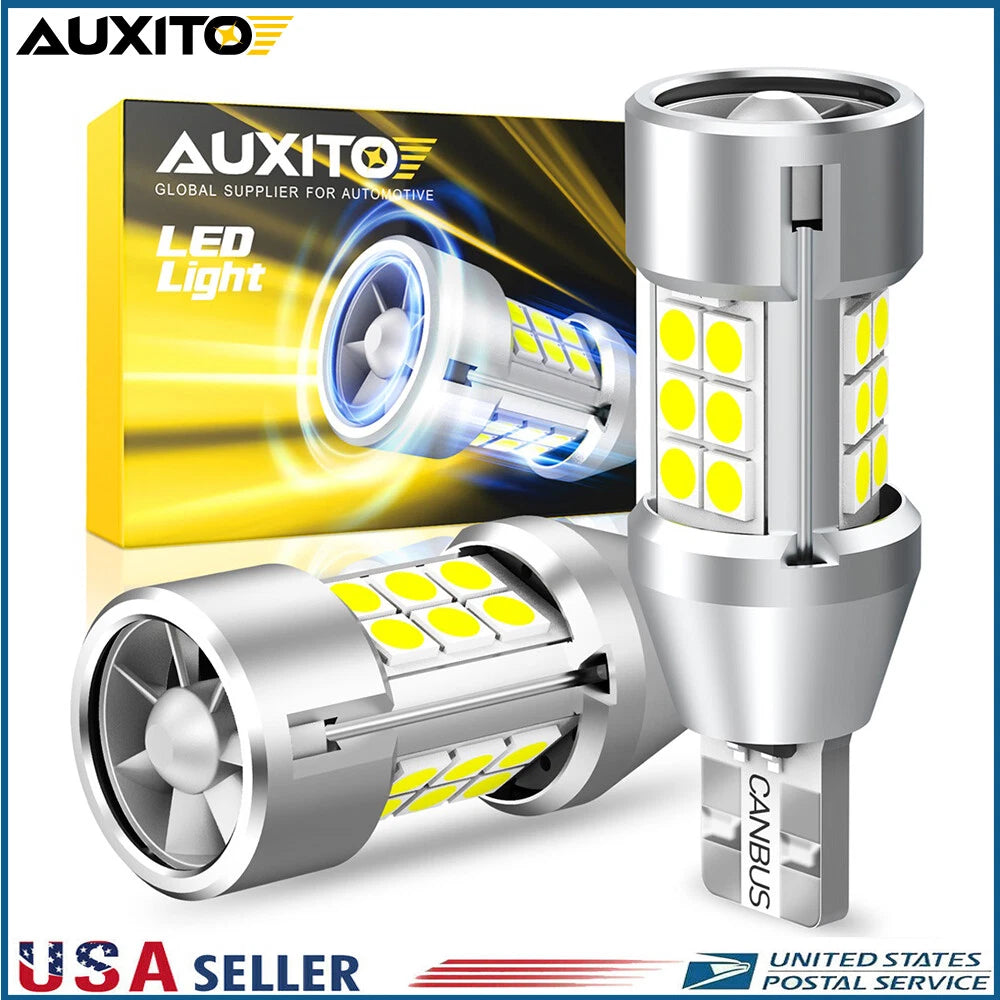 2X LED Reverse Backup Light Bulb for AUXITO T15 921 912 (6500K)