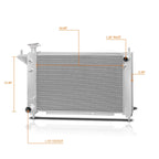Full Aluminum Core 3-Row Cooling Radiator for Ford Mustang GT/GTS/SYT (1994–1995)