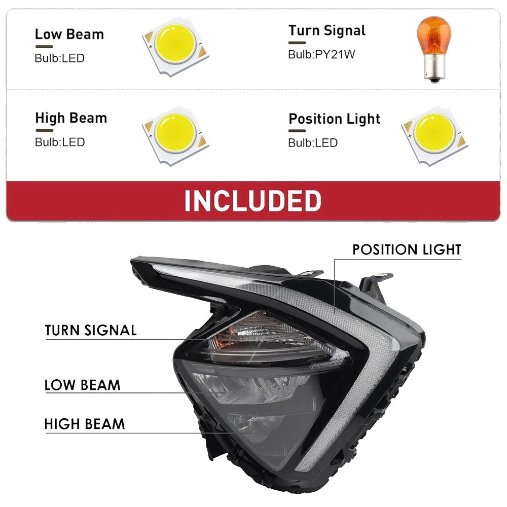 LED Headlight Assembly for Kia Sportage (2022–2024) 92102-DW000