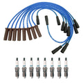 NGK 7mm Wire Set & Denso Iridium Spark Plug Kit for C2500 C3500 Sierra (1999–2007)
