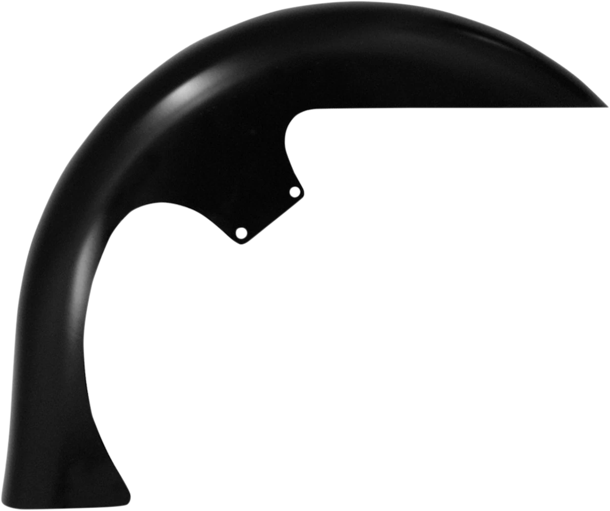 Klock Werks Front Fender Kit for Raked Frames (26") - Black Steel