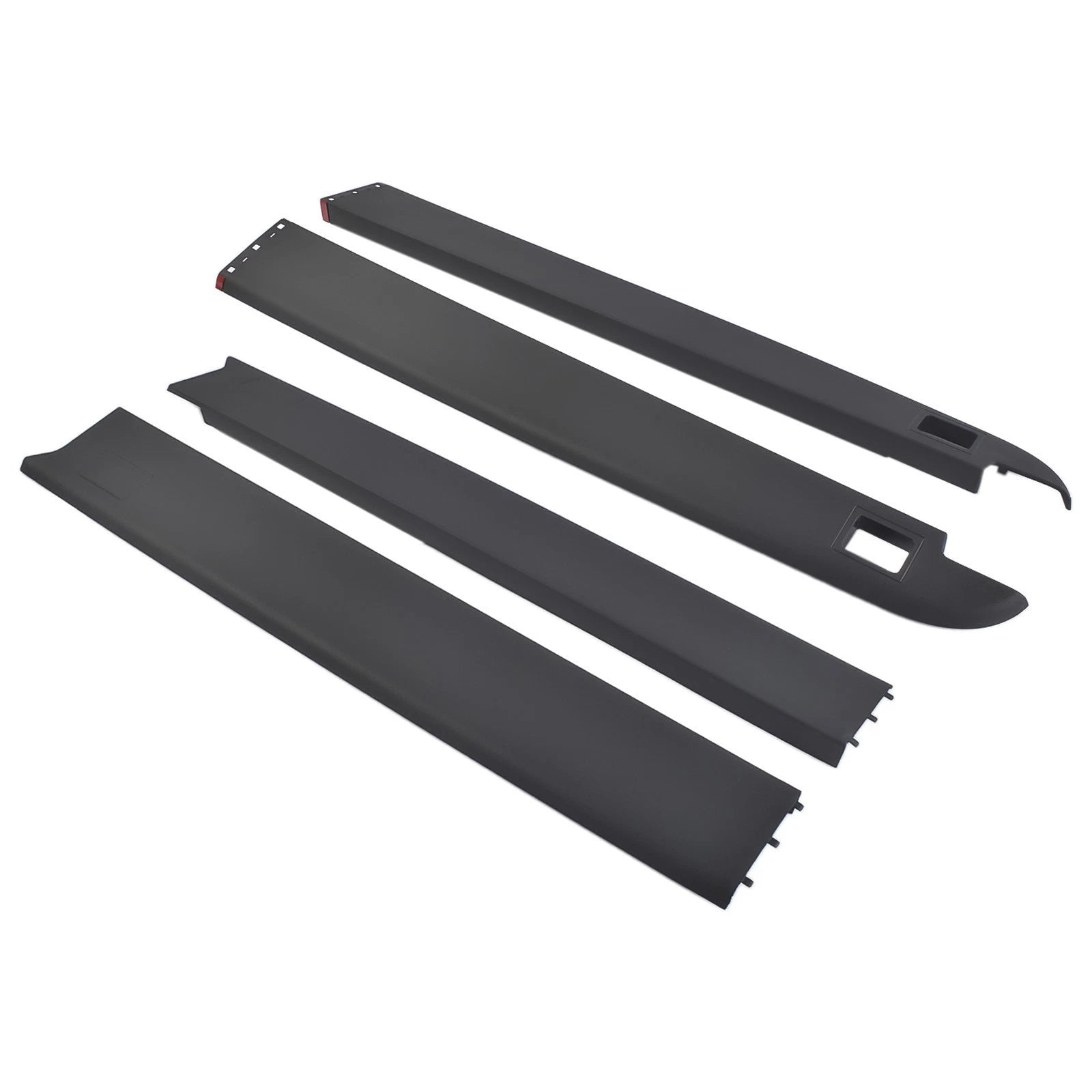 Set of 2 Bed Rail Caps for Dodge Ram 1500 (2009–2018) Molding Protector