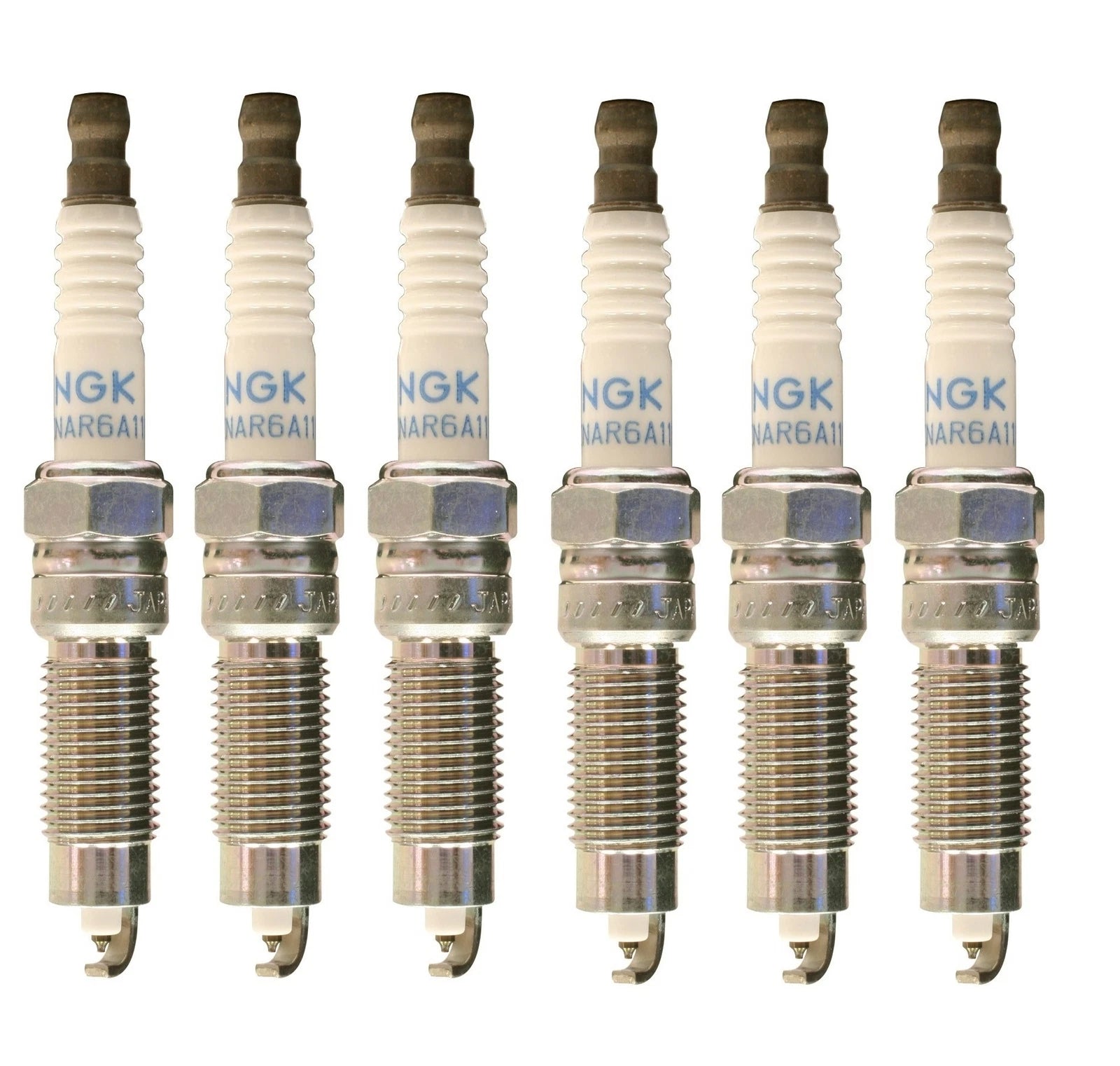 Set of 6 NGK Laser Platinum Spark Plugs (Gap 0.044") for