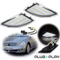 Clear Lens White LED Side Marker Lights for Mercedes W251 R-Class (2006–2010)
