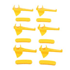 6 x Tyre Tire Changer Mount Demount Head Insert Rim Protector Repair for Universal