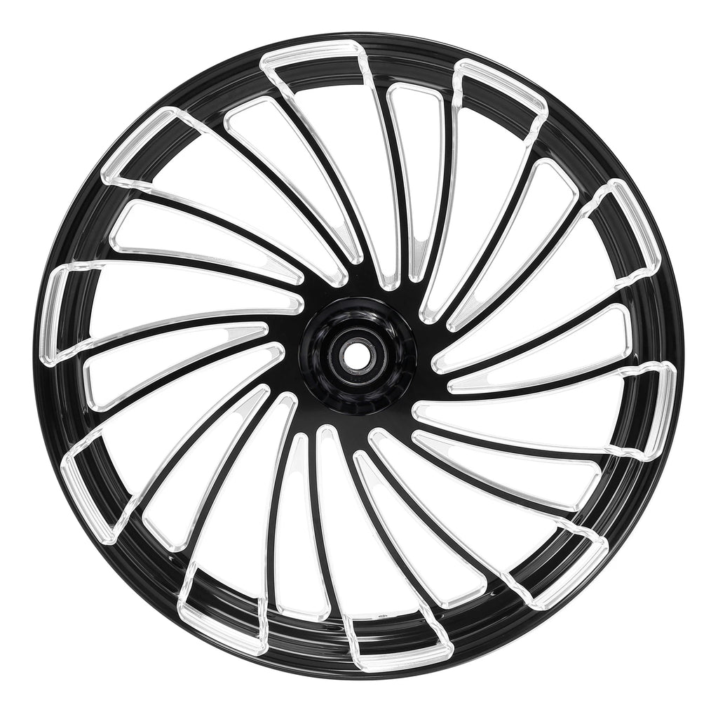 ABS 26" Front Wheel Rim Dual Disc Hub & Fender for Harley Touring (2008–Up)