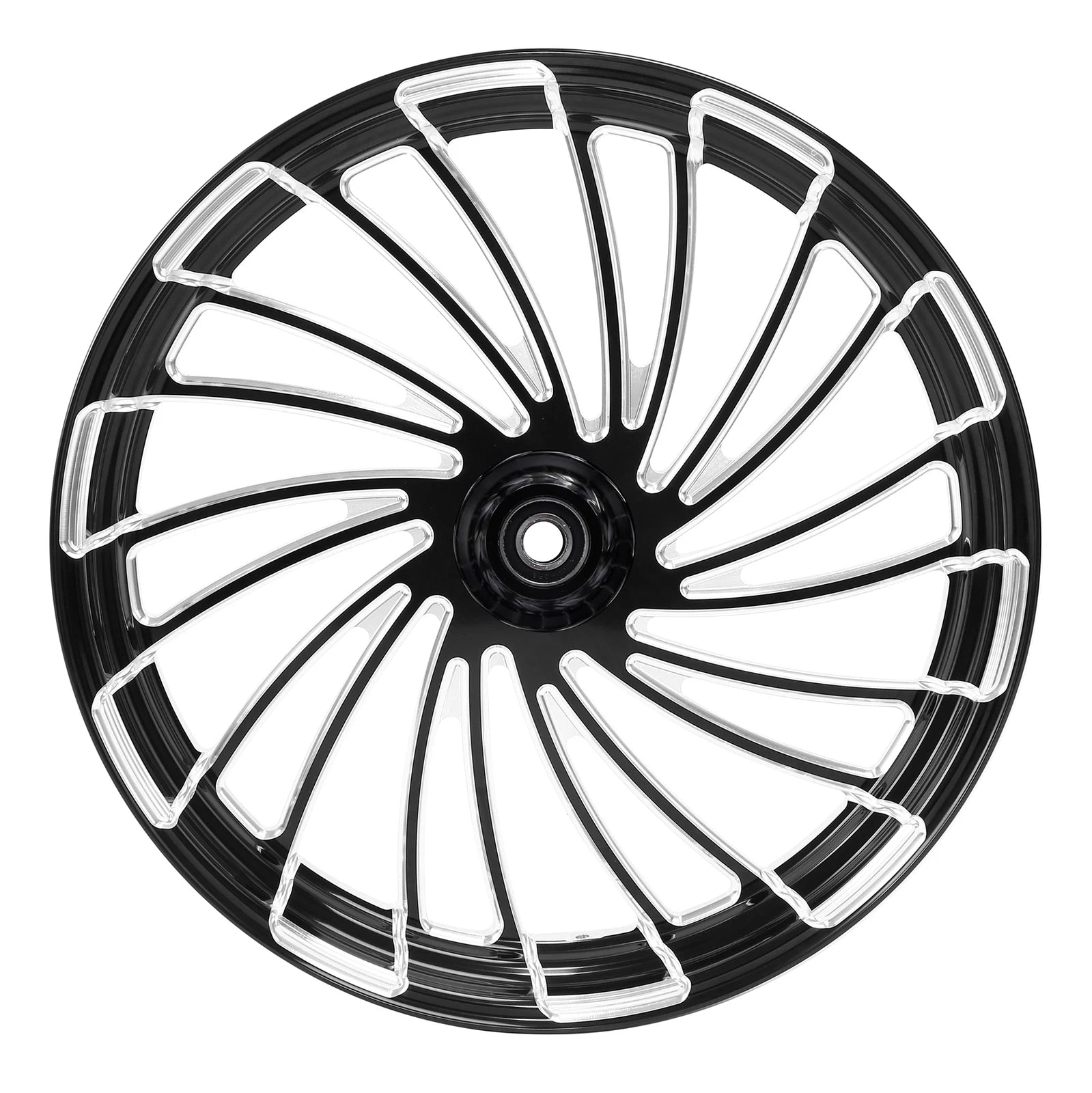 ABS 26" Front Wheel Rim Dual Disc Hub & Fender for Harley Touring (2008–Up)