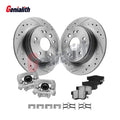 Rear Disc Rotor + Brake Caliper + Brake Pad for Honda Element (2004–2008)