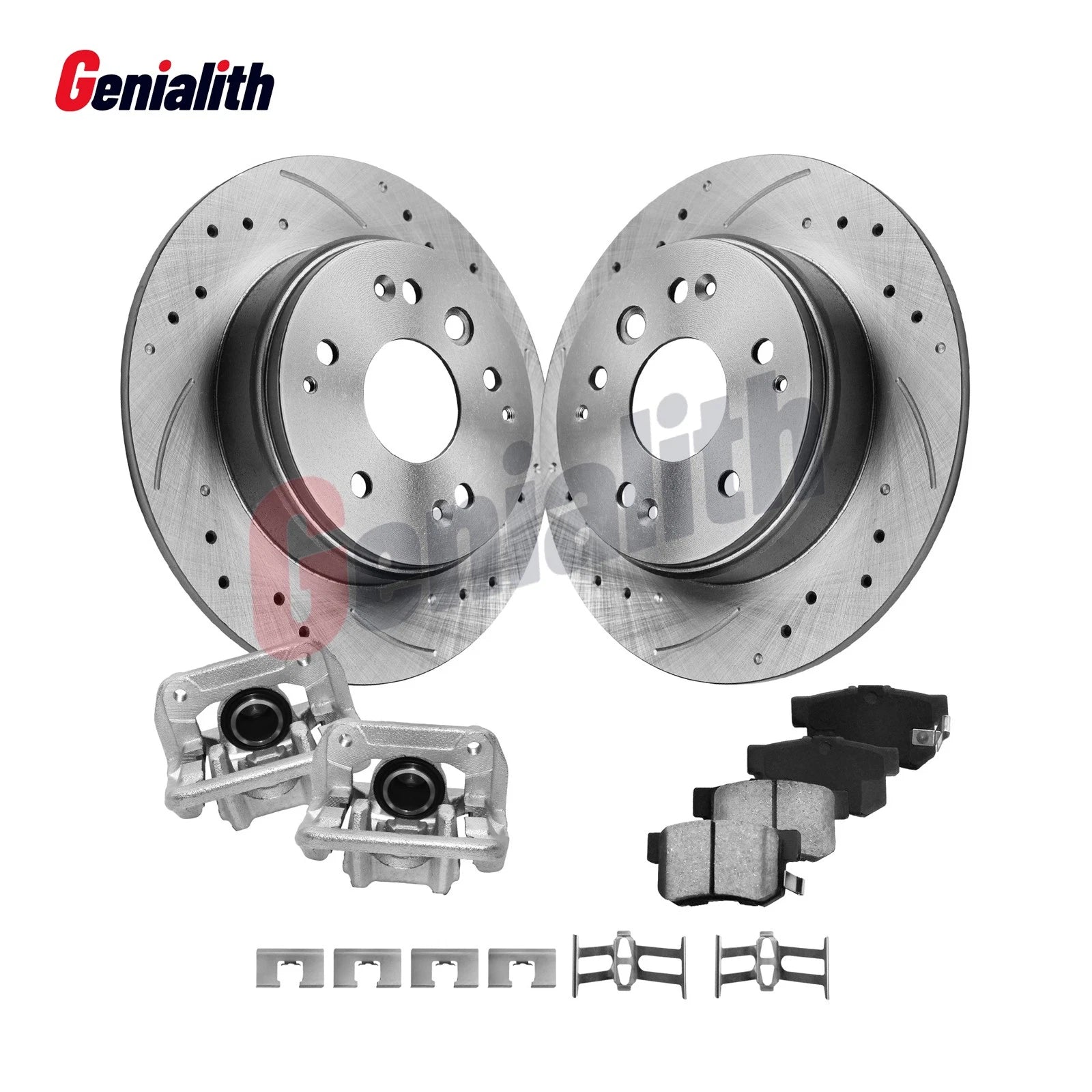 Rear Disc Rotor + Brake Caliper + Brake Pad for Honda Element (2004–2008)