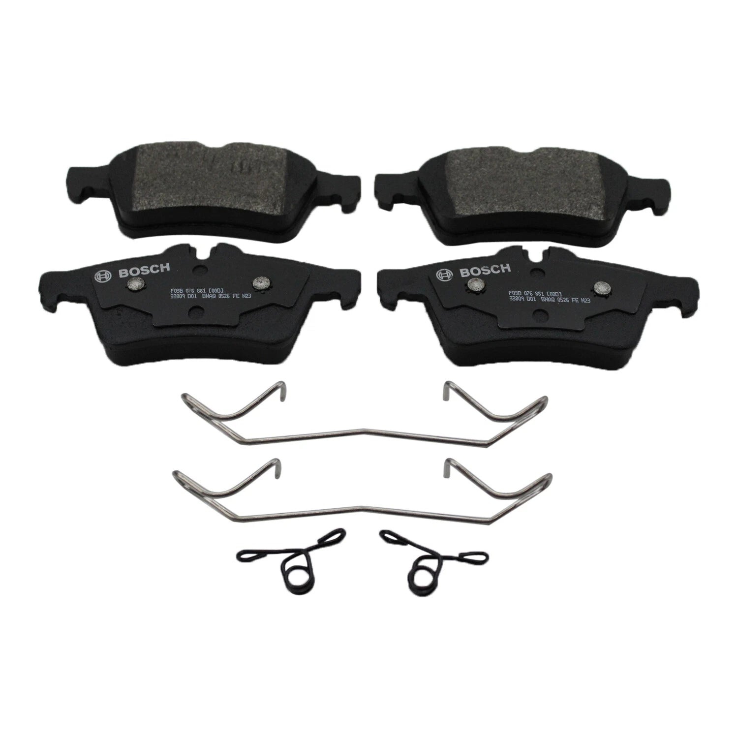 Set of 4 Rear Brake Pads for Volvo C30 S40 V50 C70 (2007–2013) 31341331