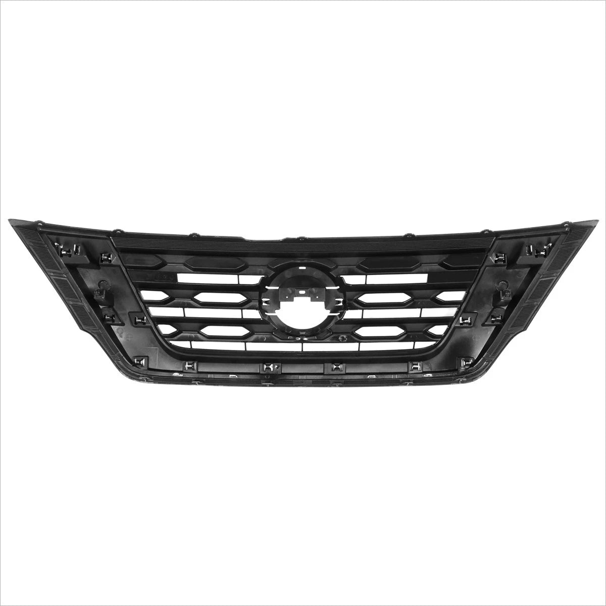 Grille Shell for Nissan Pathfinder (2019–2020) w/Badge Slot & Silver Trim