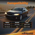 Adjustable Rear Camber Arms Kit for Honda Accord (2003–2007) & Acura TSX (2004–2008)