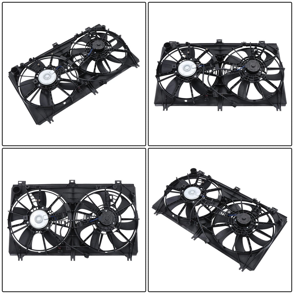 Dual Radiator Cooling Fan Assembly for Lexus GS350 (2013–2015) 1636131410