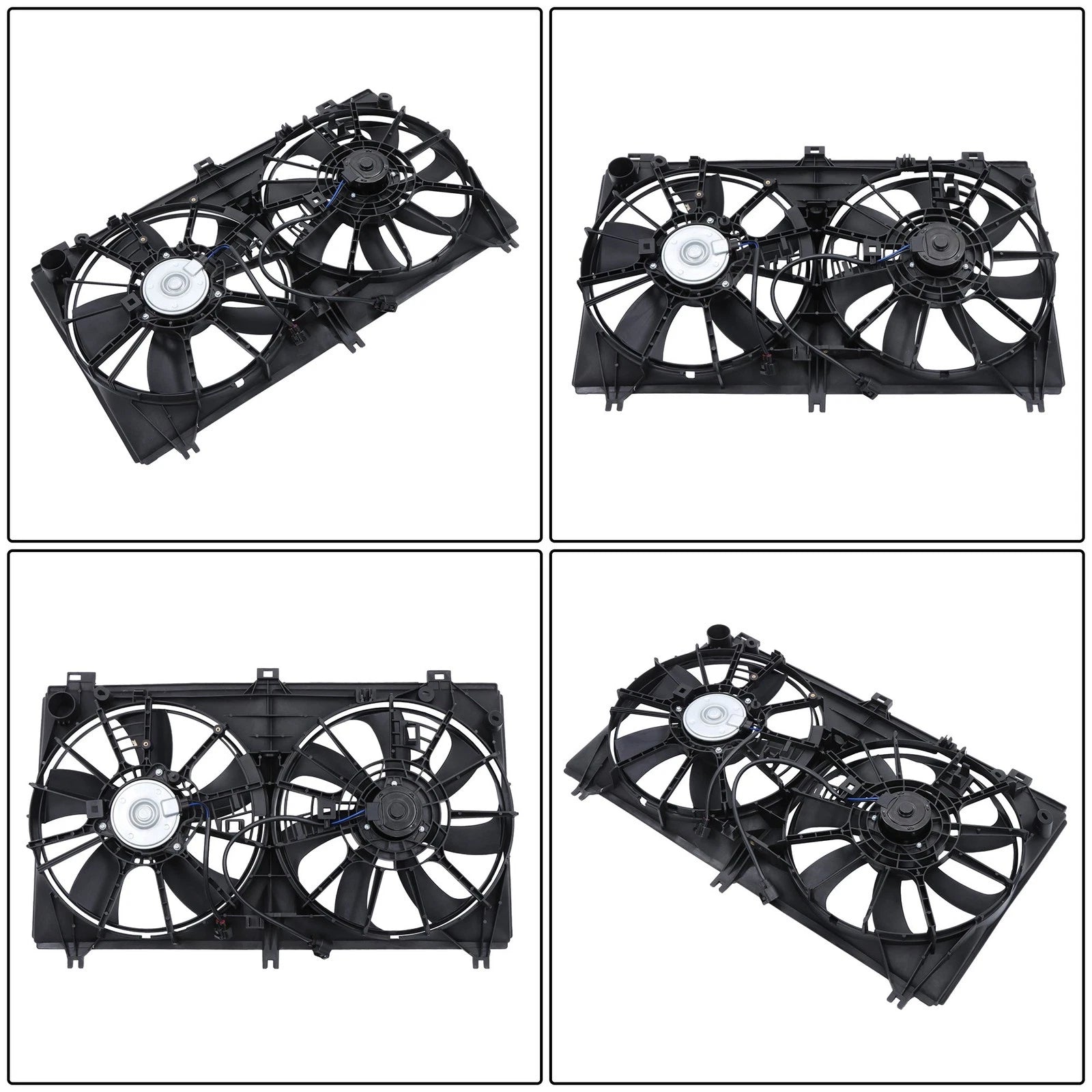 Dual Radiator Cooling Fan Assembly for Lexus GS350 (2013–2015) 1636131410