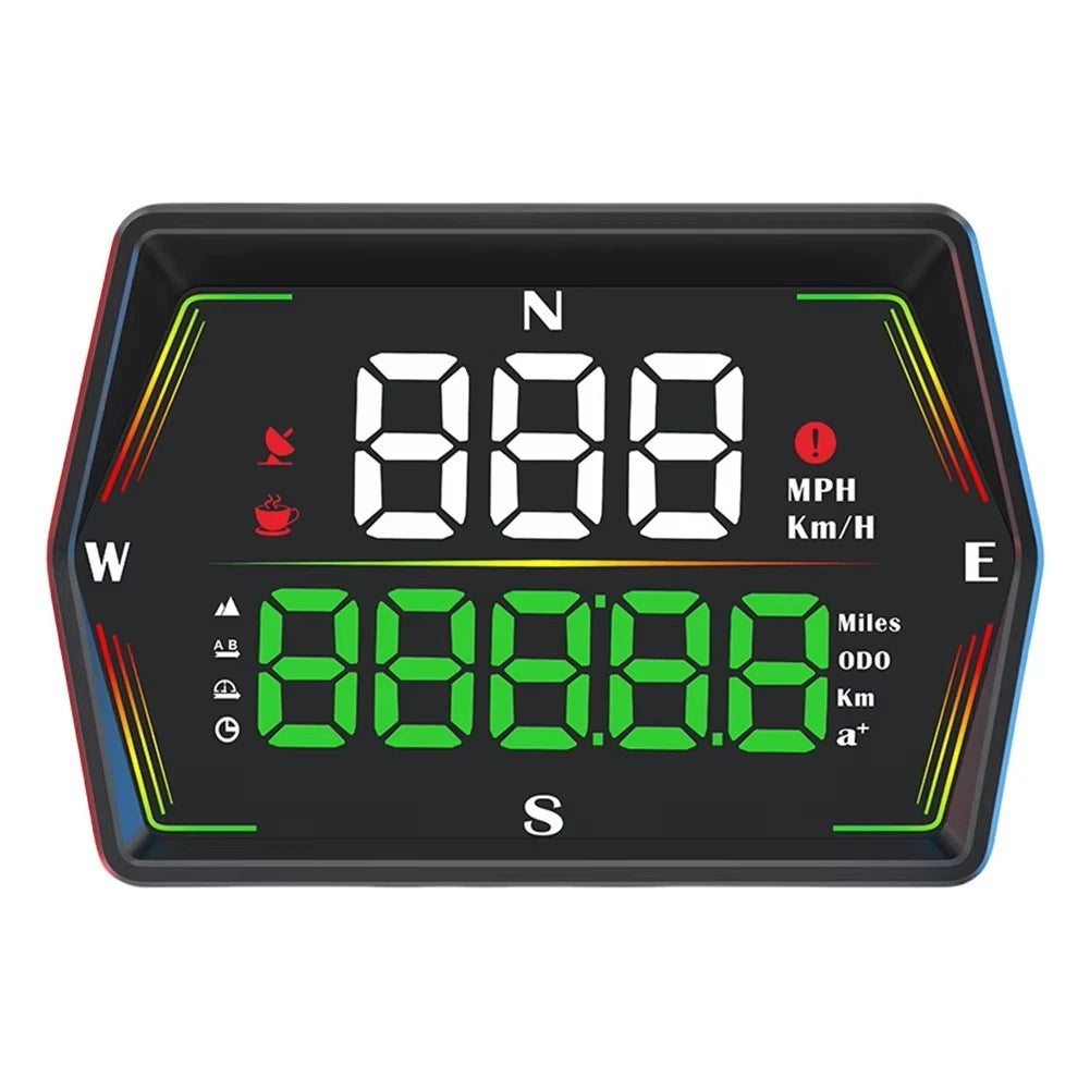 GPS Head Up Display HUD Digital Speedometer for Cars and Trucks