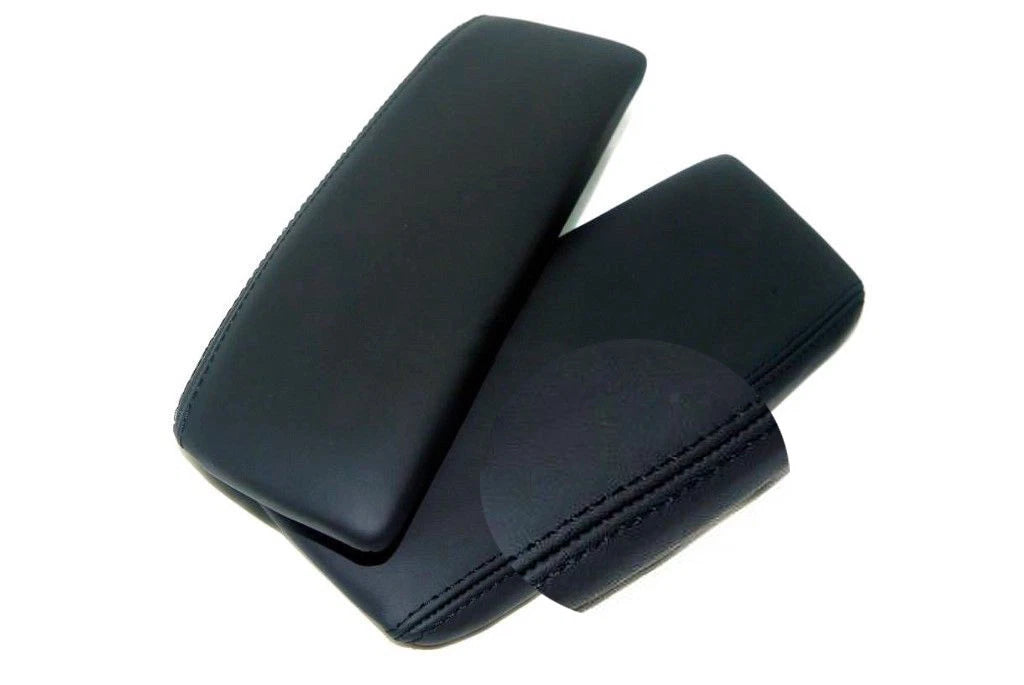 Center Console Armrest Cover for Acura RL (2005–2012) Black Leather Synthetic