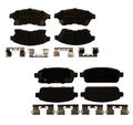 Set of 4 Ceramic Brake Pads for Chevrolet Cruze (2011–2019)