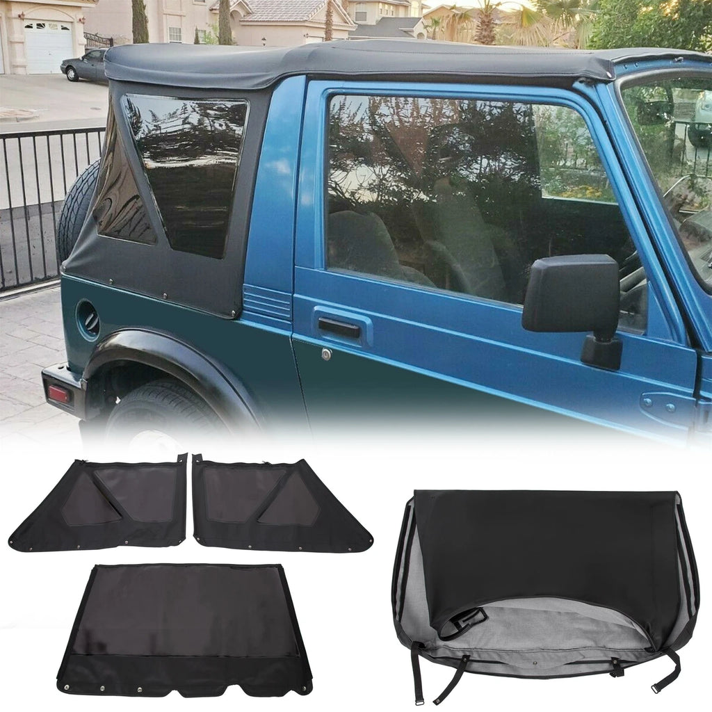 Replacement Soft Top for Suzuki Samurai (1986–1994) w/ Zip Out Tinted Windows