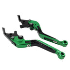 CNC Green Extendable Brake Clutch Levers for BMW G310R G310GS (2017-2021) Pair