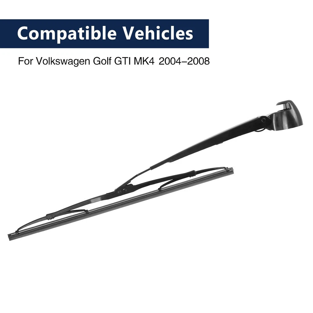 Set of 2 Rear Windshield Wiper Blade Arms 340mm for Volkswagen Golf GTI (2004–2008)