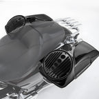 8" Speaker Hard Saddlebag Lids w/ Tweeter Port for Harley FLTR FLHT (2014–2023)