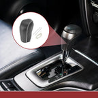 1Pc Gear Shift Knob Cover for Subaru Forester (2014–2017) Black Beige Faux Leather