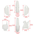 Complete Fairing Plastic Kit for Yamaha YZ85 (2002–2014) - White