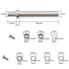 Reel Bearing Spacer Kit for - 3.5mm, 4mm, 5.5mm, 6mm, 7mm Pins, 4mm Spacers