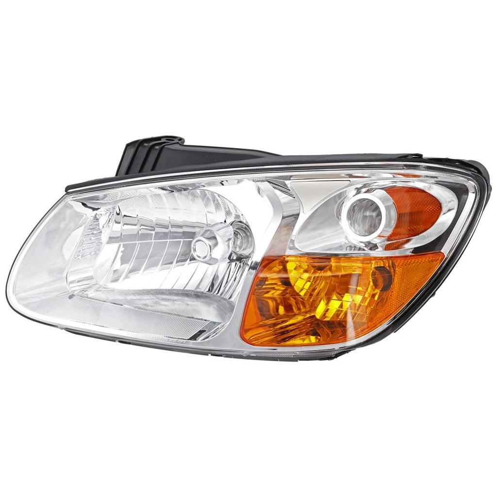 Headlight for Kia Spectra (2007–2009) Left Clear Lens with Bulb