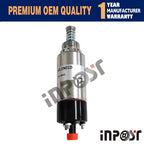 24V Shut Off Solenoid for Caterpillar Cat 3126 3114 3116 (1996–2005) 155-4652 8C-3663