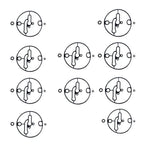 10X Carburetor Float Bowl Gasket Kit for B & Stratton (698781, 796184, 799727)