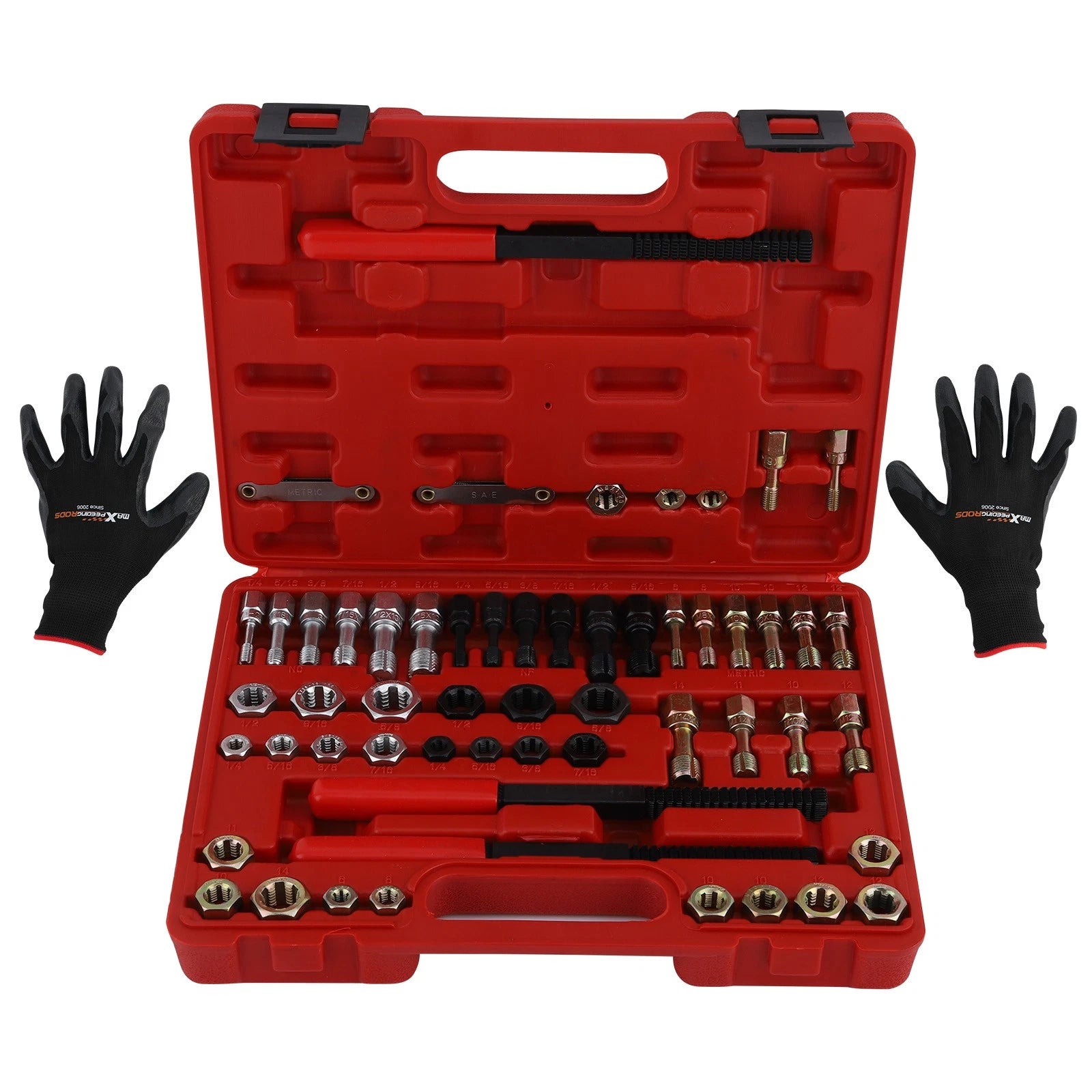 56Pcs Thread Restorer Kit for Automotive Repair (Unc, Unf & Metric)