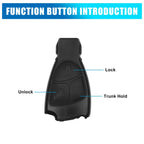 Key Fob Shell Case for Mercedes-Benz C E B S Class CLS CLK ML (3 Button)