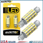 2X White LED Map Dome Light Bulbs for Dodge Ram 1500 2500 3500 (2003–2009)