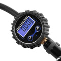 Flexible Rubber Hose Tire Inflator with Clip-On Air Chuck (18 In.)