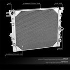 3-Row Aluminum Racing Radiator for Jeep Wrangler JK (2007–2018)