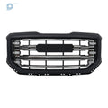 Front Grille for GMC Sierra 1500 (2016–2019) Black Gray Chrome Plating