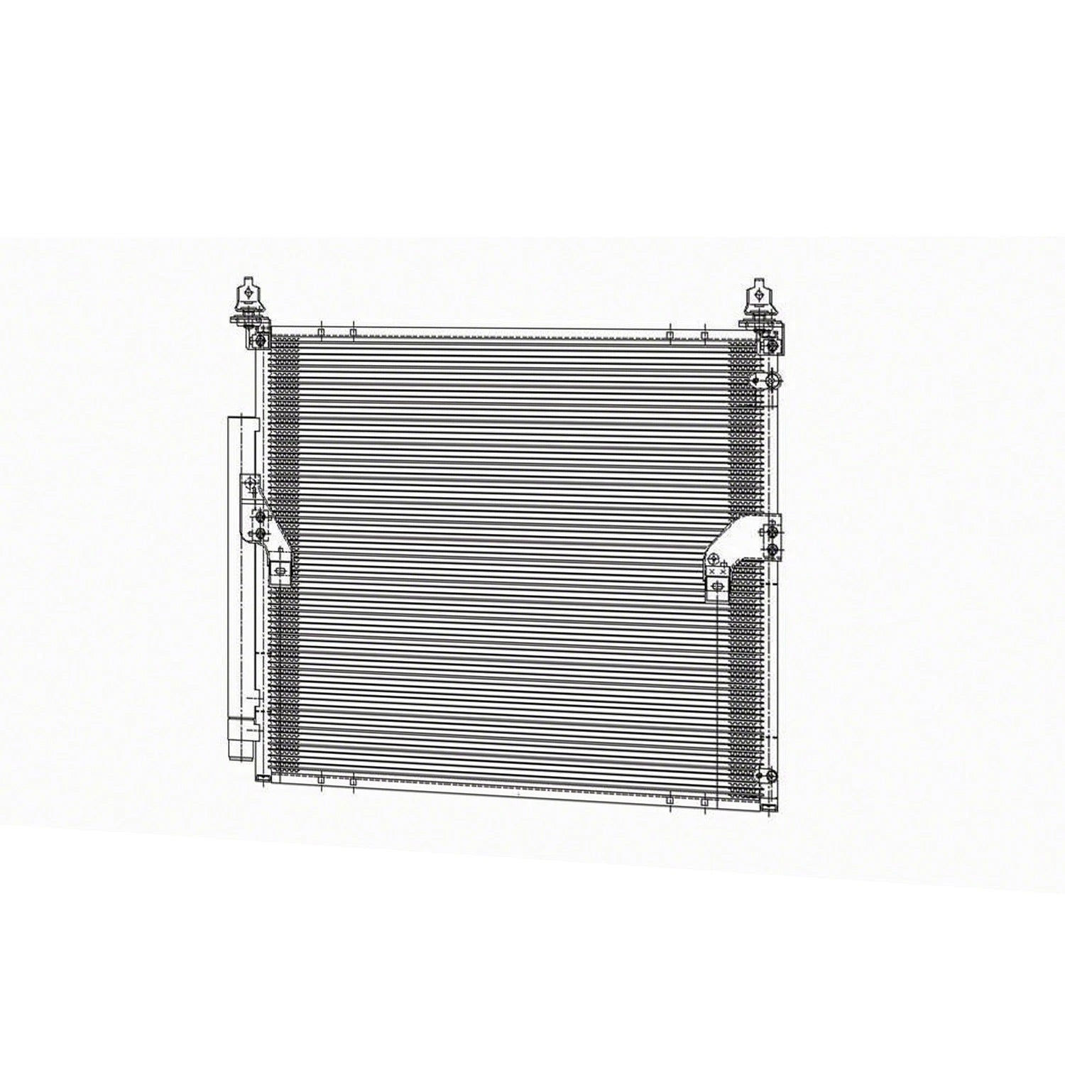 A/C Condenser Replacement w Receiver Drier for Toyota FJ Cruiser (2007–2014)