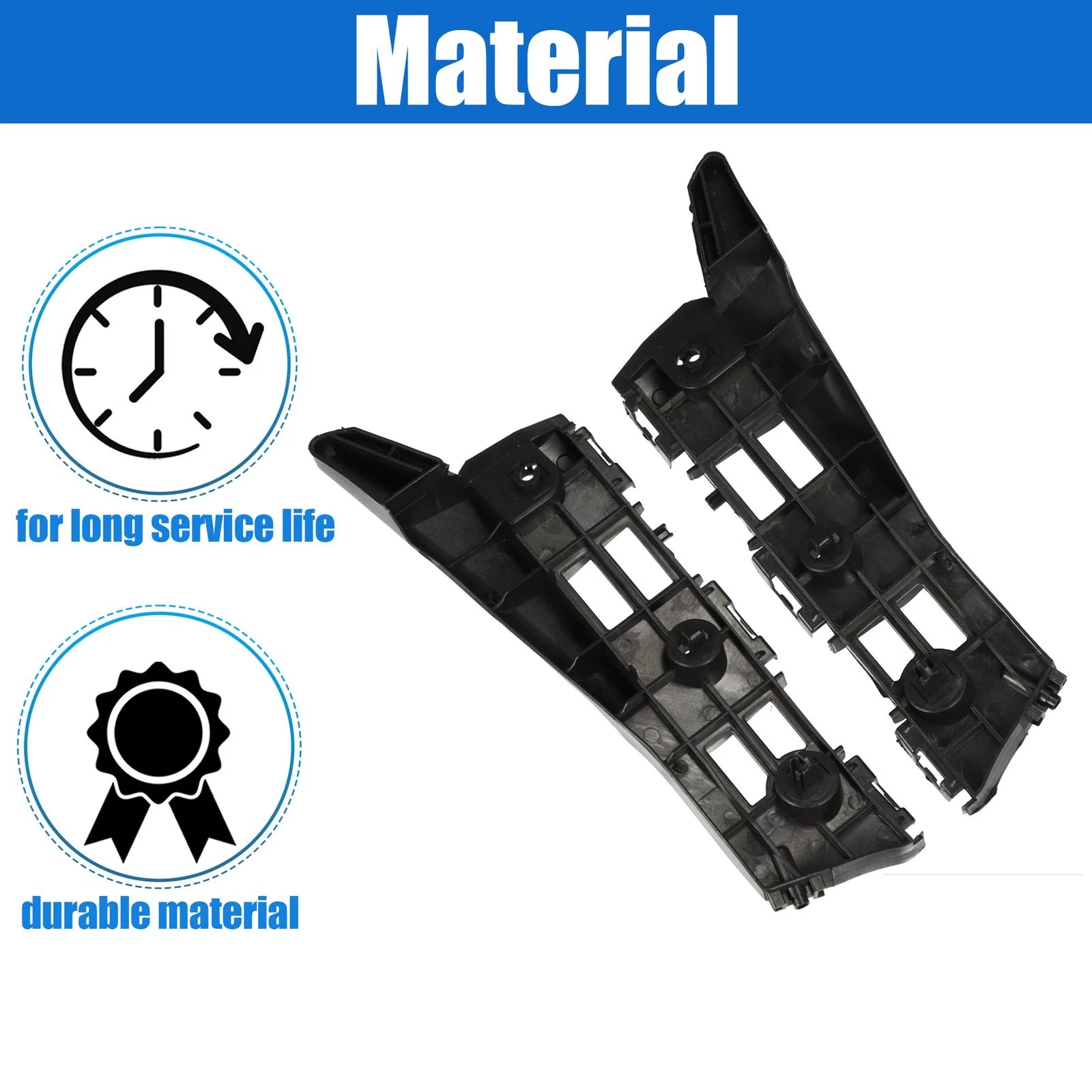 1 Pair Front Bumper Guide for Toyota (5211547041, 5211647041)