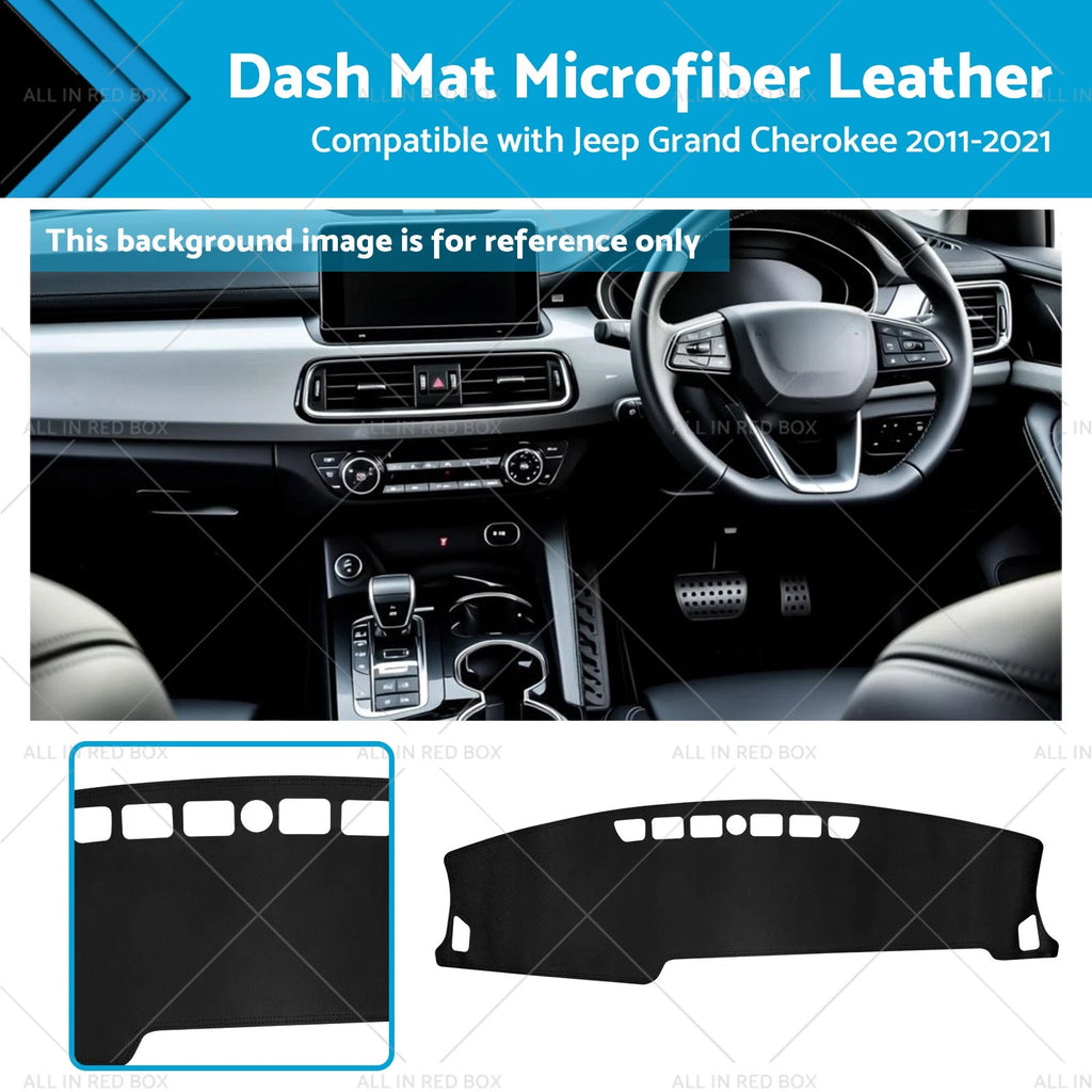 Dash Mat Microfiber Leather for Kia Seltos (2022–2025) Non-Slip Pad Cover