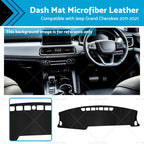 Dash Mat Microfiber Leather for Kia Seltos (2022–2025) Non-Slip Pad Cover