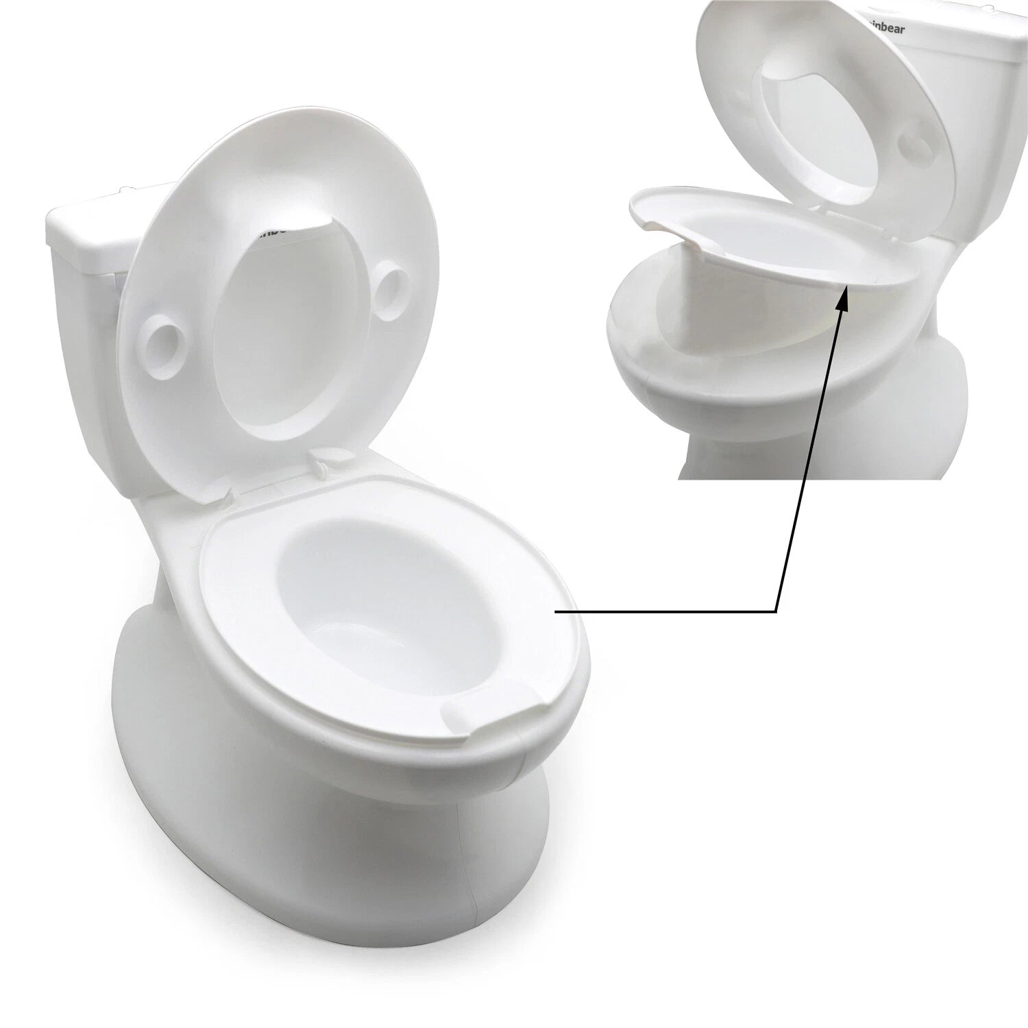 Potty Training Toilet for Toddlers Kids with Flush Sound