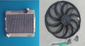 Aluminum Radiator + Fan for Toyota Corolla KE17 (1969-1970)