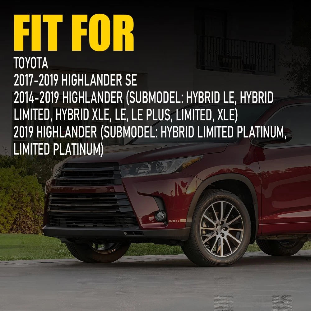 Rear Bumper Reflector Case TO1185108 for Toyota Highlander (2014–2019)