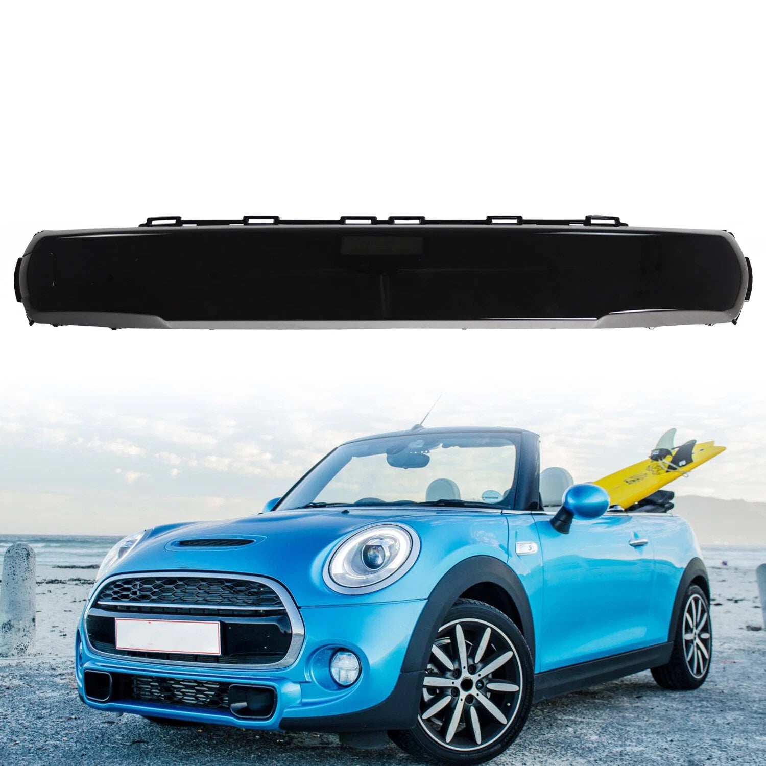Front Bumper Number Plate Cover for Mini Cooper (2014–2018) 51117337791